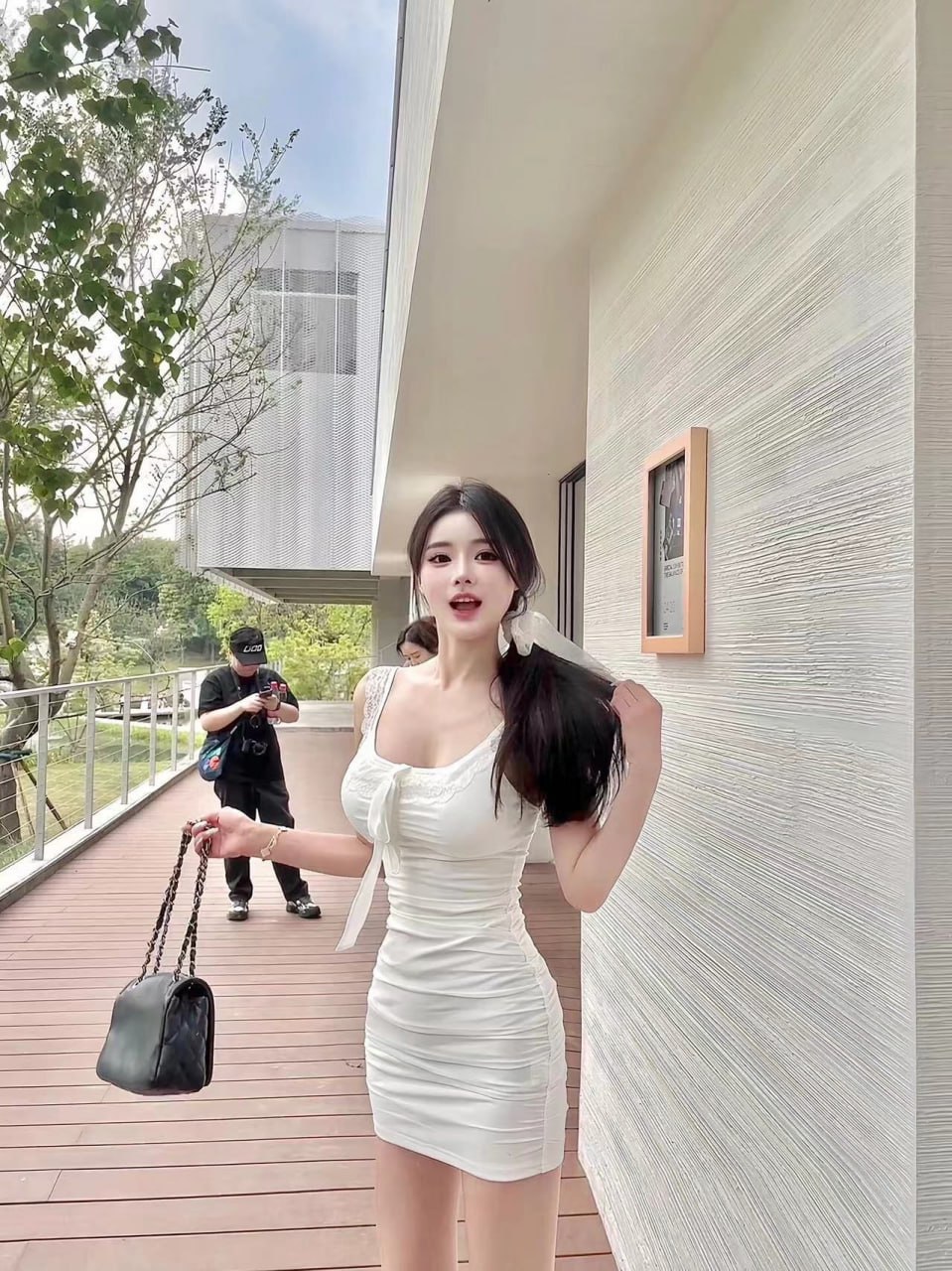 曲线诱人身材明慧
